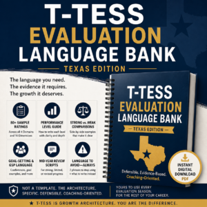 Texas Edition: T-TESS Evaluation Language Bank